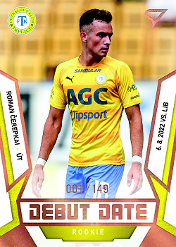 Roman Cerepkai Teplice SportZoo FORTUNA:LIGA 2022/23 2. serie Debut Date Rookie /149 #DR-24